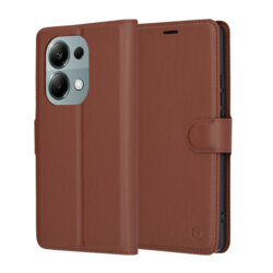 Husa Xiaomi Redmi Note 13 Pro 4G Techsuit Leather Folio, maro