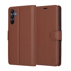 Husa Samsung Galaxy A15 4G Techsuit Leather Folio, maro