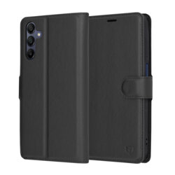 Husa Samsung Galaxy A15 4G Techsuit Leather Folio, negru