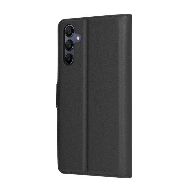 Husa Samsung Galaxy A15 4G Techsuit Leather Folio, negru