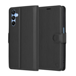 Husa Samsung Galaxy A15 5G Techsuit Leather Folio, negru