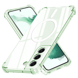 Husa Samsung Galaxy S22 Plus 5G Techsuit Shockproof Clear Silicone MagSafe, transparenta