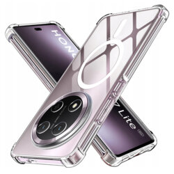 Husa Honor X9c Techsuit Shockproof Clear Silicone, transparenta