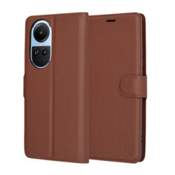 Husa Oppo Reno10 Techsuit Leather Folio, maro