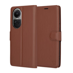 Husa Oppo Reno10 Pro Techsuit Leather Folio, maro