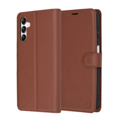 Husa Samsung Galaxy A14 5G Techsuit Leather Folio, maro