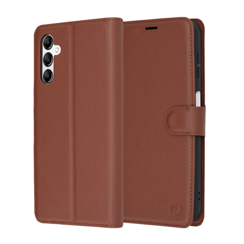 Husa Samsung Galaxy A14 5G Techsuit Leather Folio, maro