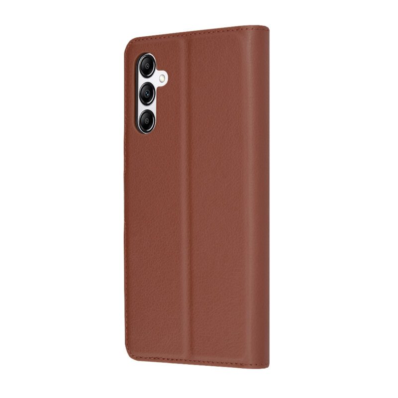 Husa Samsung Galaxy A14 5G Techsuit Leather Folio, maro