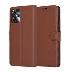 Husa Motorola Moto G13 Techsuit Leather Folio, maro