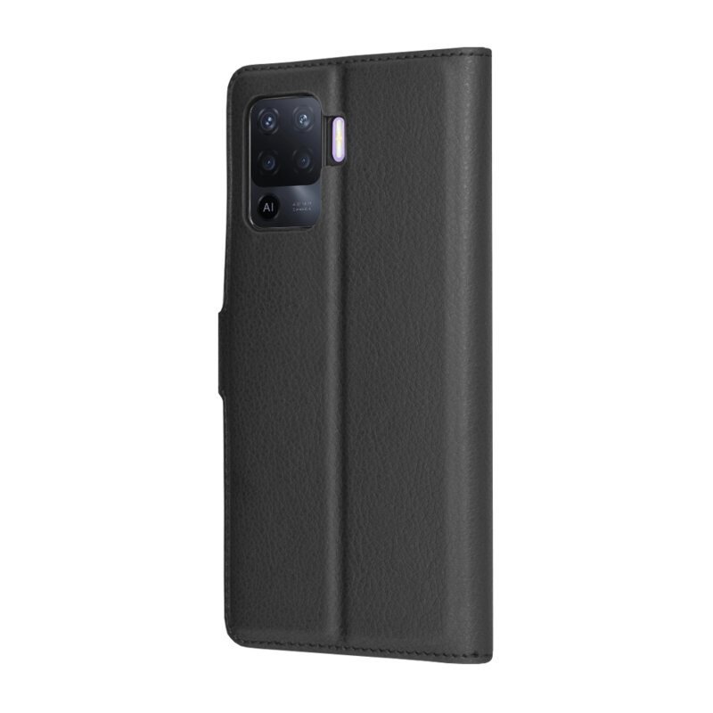Husa Oppo A94 4G Techsuit Leather Folio, negru