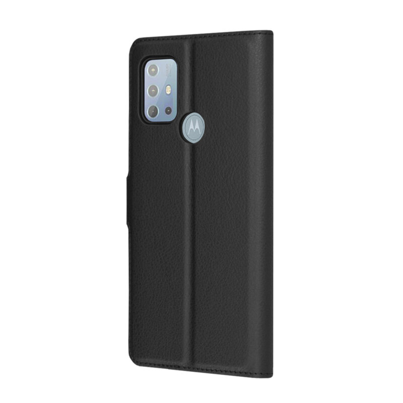 Husa Motorola Moto G20 Techsuit Leather Folio, negru