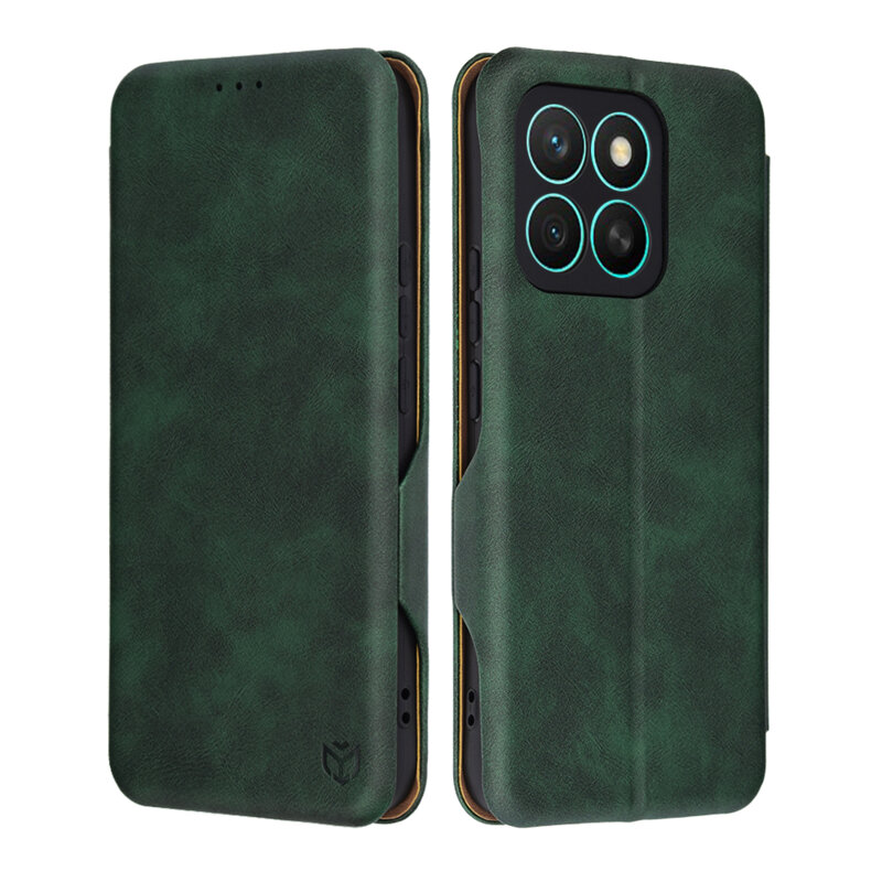Husa 360° Honor X8c Techsuit Safe Wallet Plus, verde