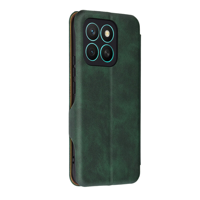 Husa 360° Honor X8c Techsuit Safe Wallet Plus, verde