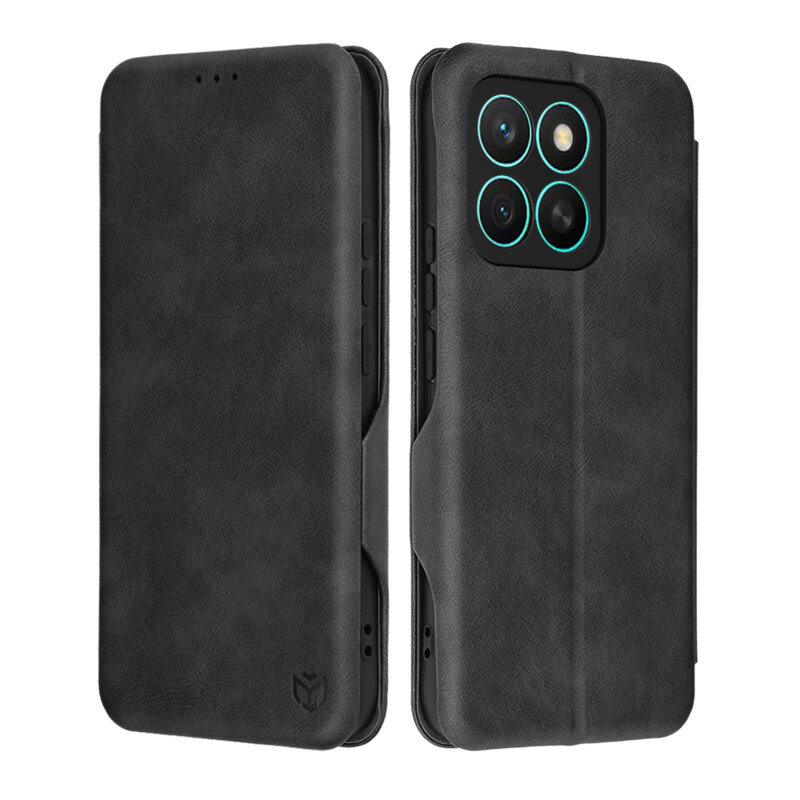 Husa 360° Honor X8c Techsuit Safe Wallet Plus, negru