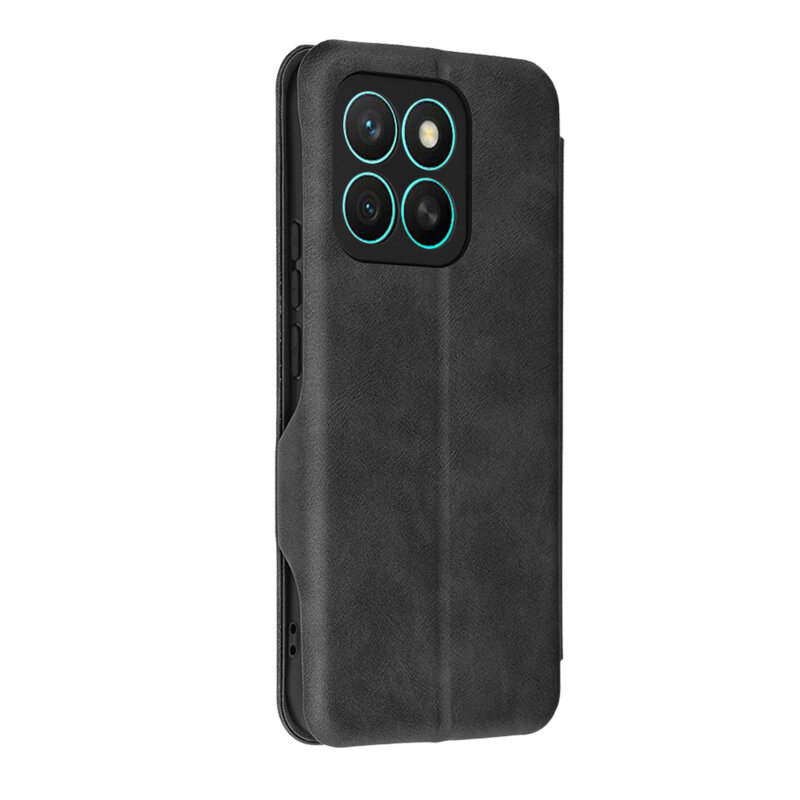 Husa 360° Honor X8c Techsuit Safe Wallet Plus, negru
