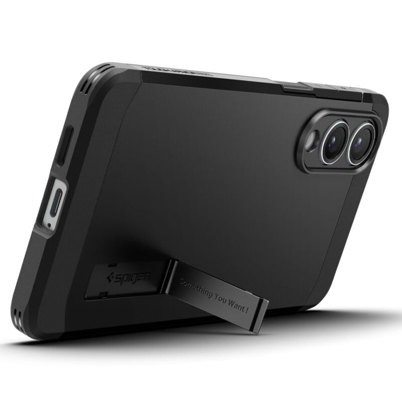 Husa Samsung Galaxy S25 Edge Spigen Tough Armor MagSafe, negru