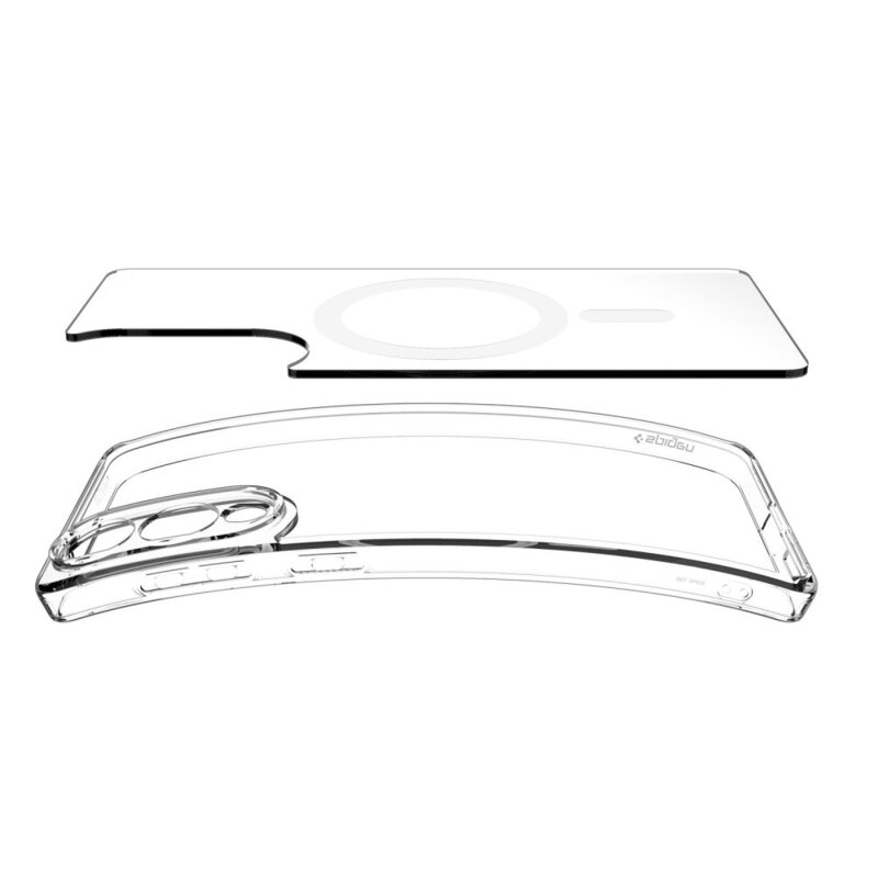 Husa Samsung Galaxy S25 Edge Spigen Ultra Hybrid MagSafe, transparenta