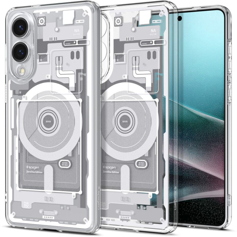 Husa Samsung Galaxy S25 Edge Spigen Ultra Hybrid Zero One MagSafe, alb