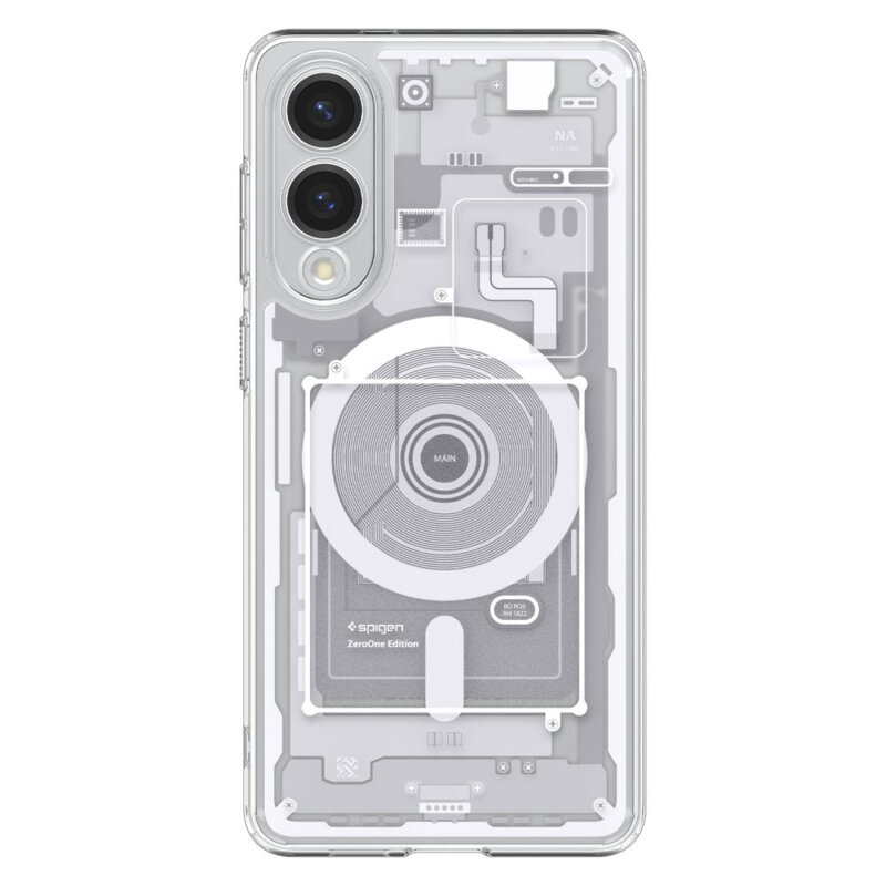Husa Samsung Galaxy S25 Edge Spigen Ultra Hybrid Zero One MagSafe, alb