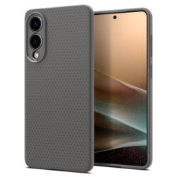 Husa Samsung Galaxy S25 Edge Spigen Liquid Air, cenusiu