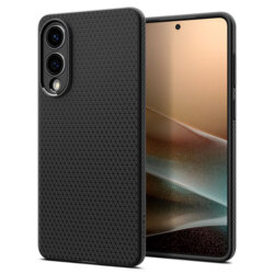 Husa Samsung Galaxy S25 Edge Spigen Liquid Air, negru