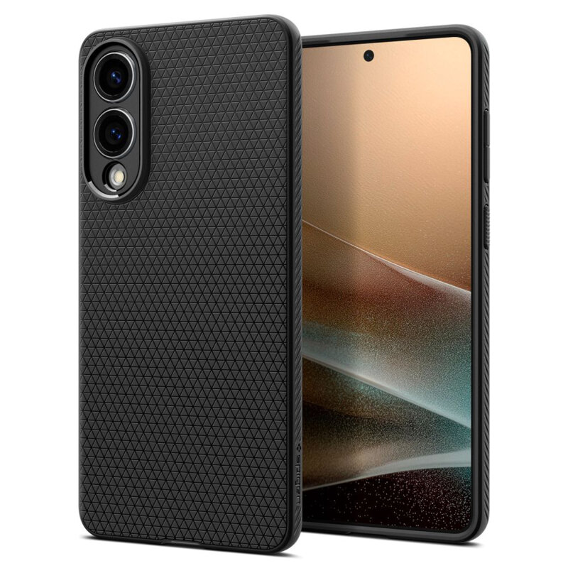 Husa Samsung Galaxy S25 Edge Spigen Liquid Air, negru
