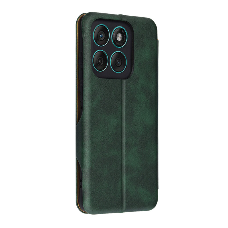 Husa 360° Motorola Edge 60 Fusion Techsuit Safe Wallet Plus, verde