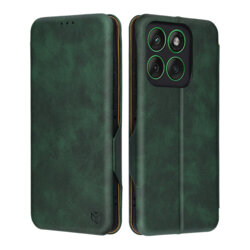 Husa 360° Motorola Edge 60 Techsuit Safe Wallet Plus, verde