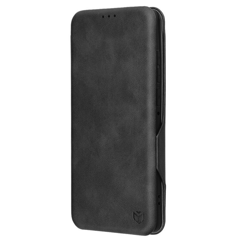 Husa 360° Motorola Edge 60 Techsuit Safe Wallet Plus, negru
