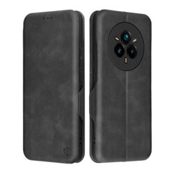 Husa 360° Realme 14 Pro+ Techsuit Safe Wallet Plus, negru