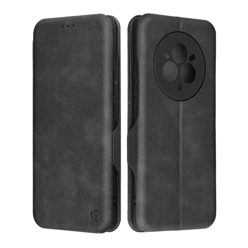 Husa 360° Realme 14 Pro+ Techsuit Safe Wallet Plus, negru