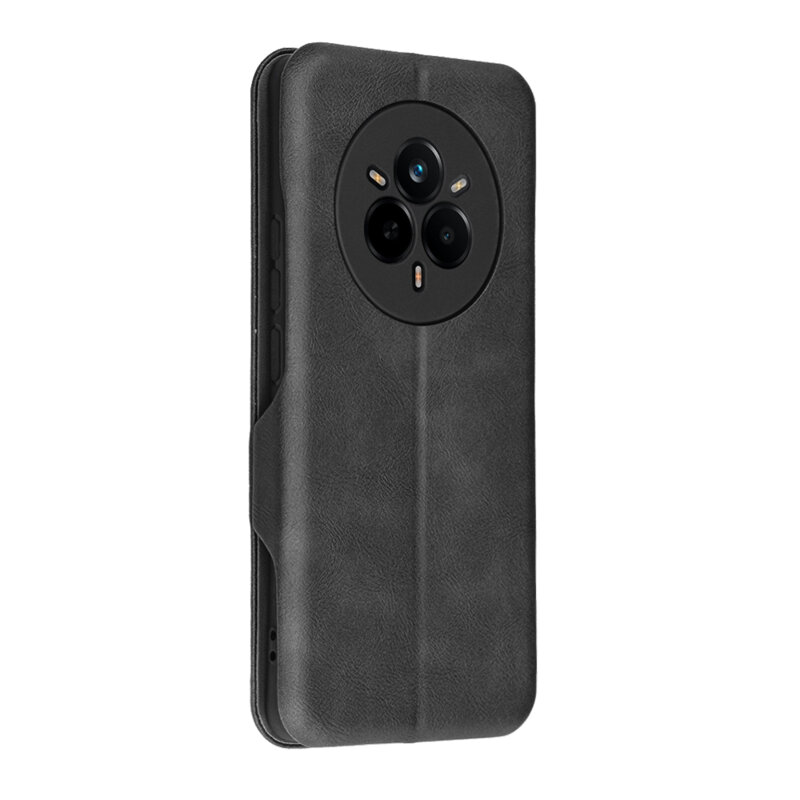 Husa 360° Realme 14 Pro Techsuit Safe Wallet Plus, negru