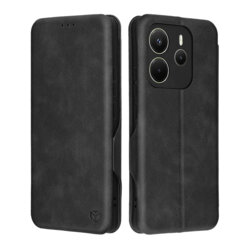 Husa 360° Xiaomi Redmi Note 14 4G (Standard) Techsuit Safe Wallet Plus, negru
