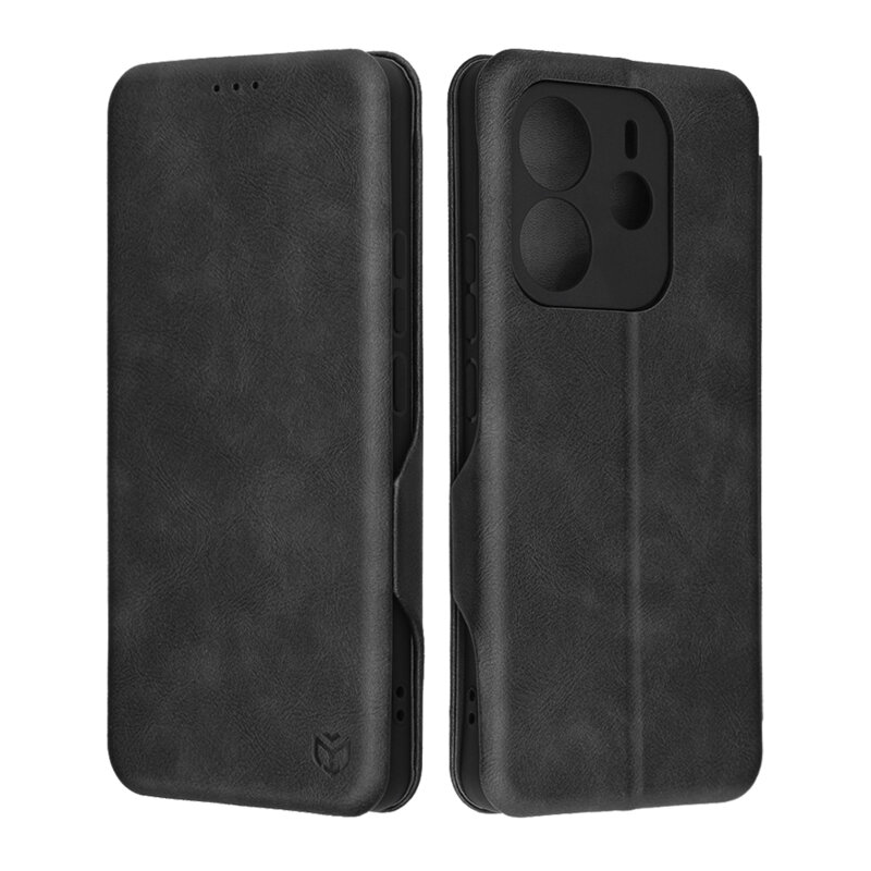 Husa 360° Xiaomi Redmi Note 14 4G (Standard) Techsuit Safe Wallet Plus, negru