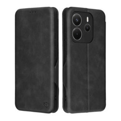 Husa 360° Xiaomi Redmi Note 14 4G (Regional) Techsuit Safe Wallet Plus, negru