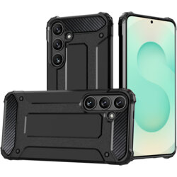 Husa Samsung Galaxy S25 Techsuit Hybrid Armor, negru