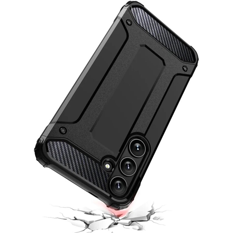 Husa Samsung Galaxy S25 Ultra Techsuit Hybrid Armor, negru