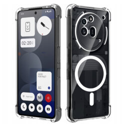 Husa Nothing Phone (3a) Pro Techsuit Shockproof Clear Silicone MagSafe, transparenta