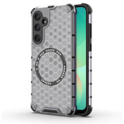 Husa transparenta Samsung Galaxy A26 5G Techsuit HoneyComb Shield MagSafe, negru