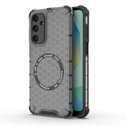 Husa transparenta Samsung Galaxy A16 5G Techsuit HoneyComb Shield MagSafe, negru
