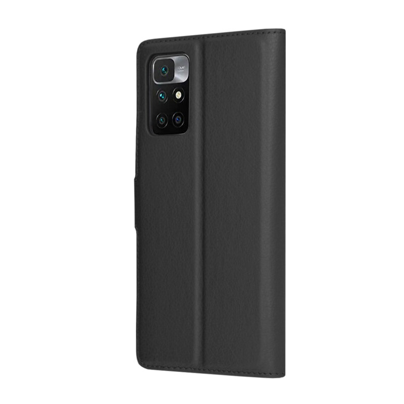 Husa Xiaomi Redmi 10 Techsuit Leather Folio, negru