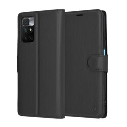 Husa Xiaomi Redmi 10 2022 Techsuit Leather Folio, negru