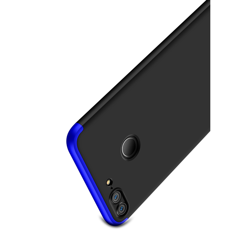 Husa Huawei Honor 9 Lite GKK 360 Full Cover Negru-Albastru