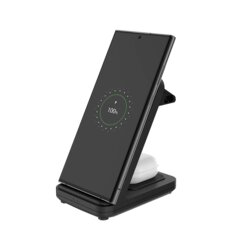 Statie de incarcare wireless Fixed 20W, negru, FIXPOS-U-BK