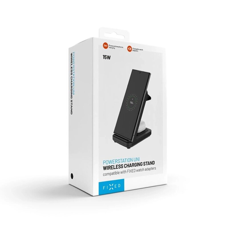 Statie de incarcare wireless Fixed 20W, negru, FIXPOS-U-BK