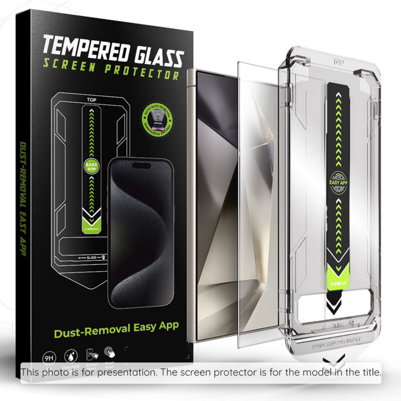 Folie Samsung Galaxy S24 Plus Techsuit TitanGlass CrystalHD, transparenta