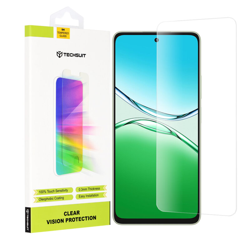 Folie sticla Oppo A5 Pro 4G Techsuit Clear Vision Glass, transparenta
