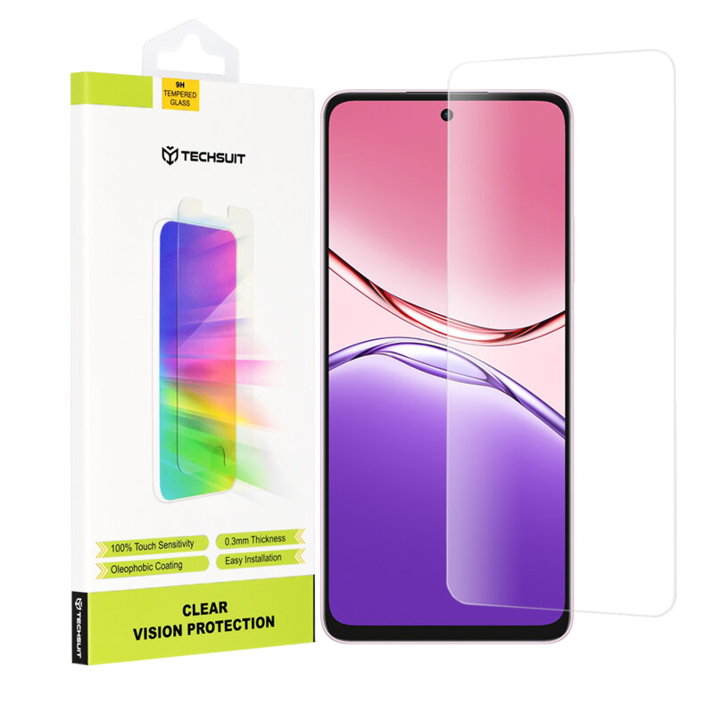 Folie sticla Oppo A5 Pro 5G Techsuit Clear Vision Glass, transparenta