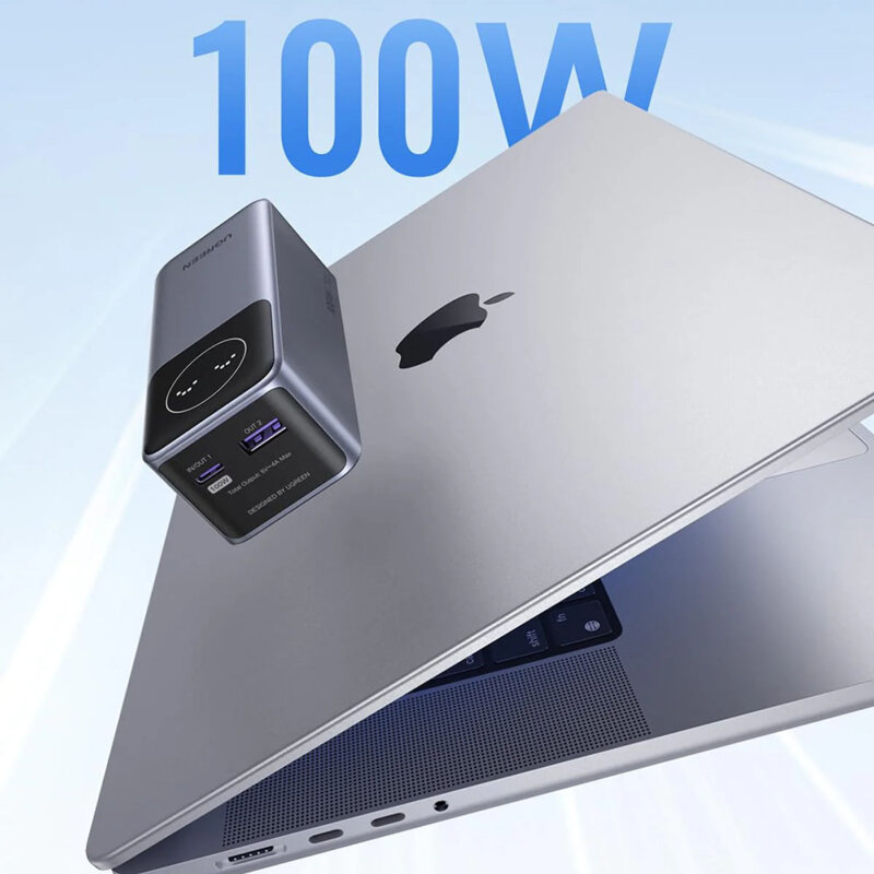 Baterie externa Fast Charging 100W, 12000mAh, Ugreen, gri, 35526B