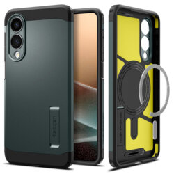 Husa Samsung Galaxy S25 Edge Spigen Tough Armor MagSafe, verde